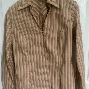 Nine West Multicolor Striped Shirt